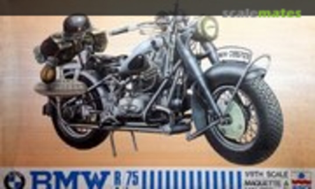 1:9 BMW R/75 A/1 solo Motorcycle with Machine Gun (ESCI 7008)