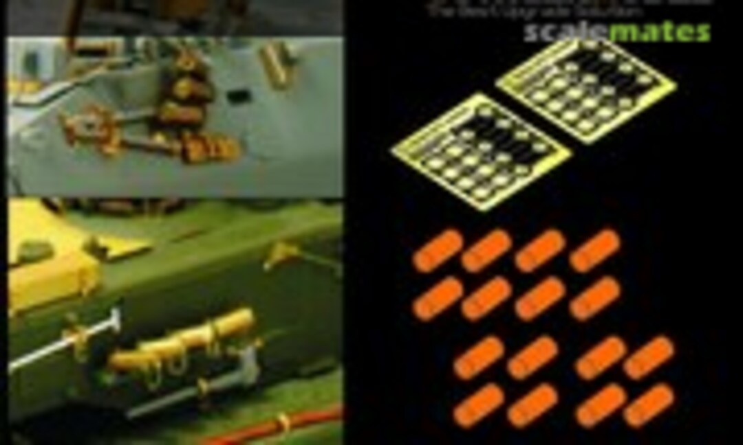 1:35 Modern Italian AFV smoke dischargers (16 set) (Voyager Model PEA285) PEA285