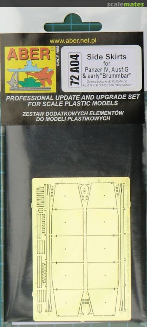 Boxart Side skirts for PzKpfw IV, Ausf.G, early Brummbar 72A04 Aber Boxart Side skirts for PzKpfw IV, Ausf.G, early Brummbar 72A04 Aber
