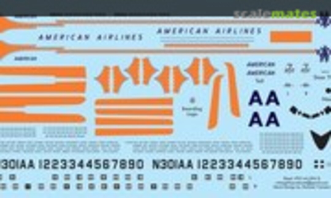 1:144 DC-7B American Airlines (Vintage Flyer Decals VFD144-094) VFD144-094