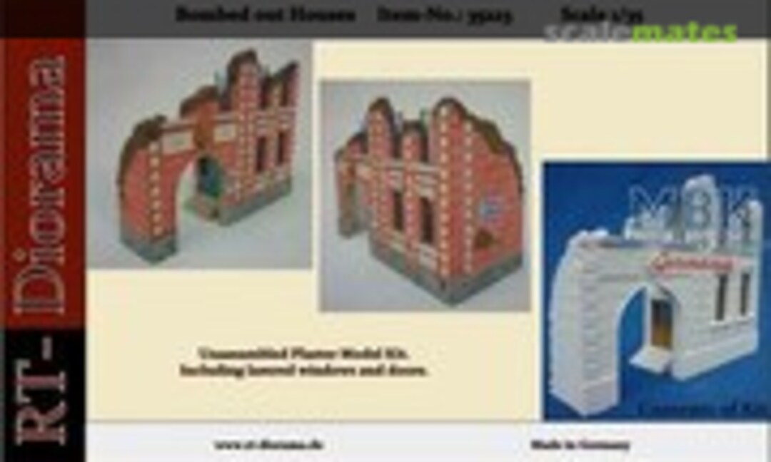 1:35 Bombed out Houses (RT-Diorama 35223) 35223