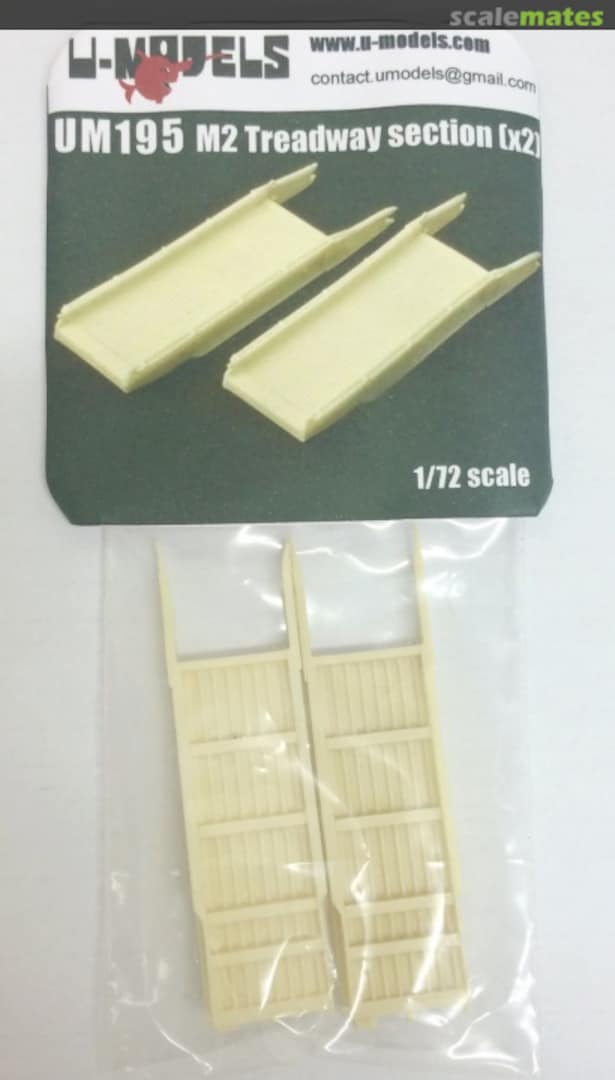 Boxart Treadway Section (2pcs) UM 195 U-Models Boxart Treadway Section (2pcs) UM 195 U-Models