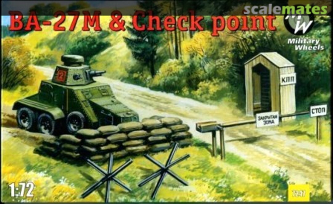 Boxart BA-27M & Check point 7247 Military Wheels Boxart BA-27M & Check point 7247 Military Wheels