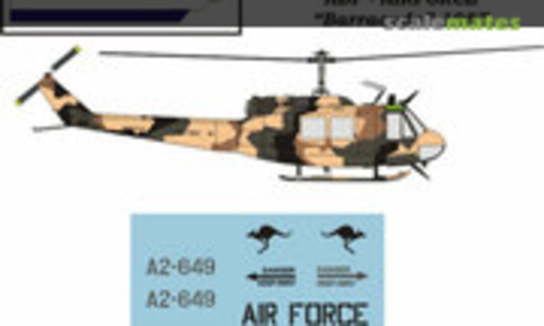 1:35 Bell UH-1H "Huey" Helicopters A.D.F. (RAAF) (Novascale N-35063d) N-35063d