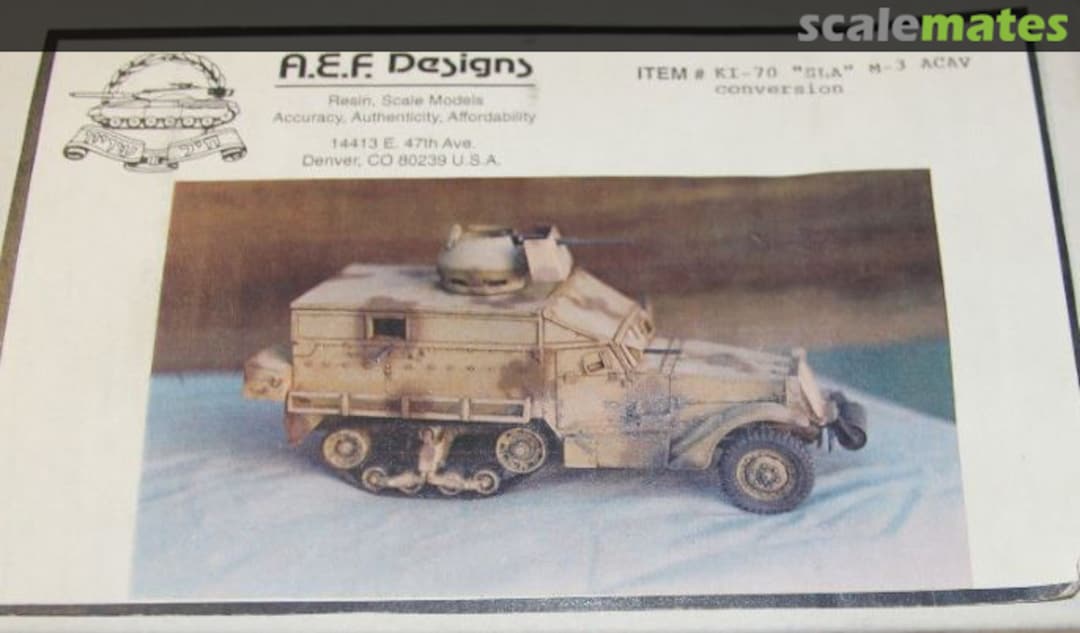 Boxart "SLA" M-3 ACAV Conversion KI-70 A.E.F. Designs