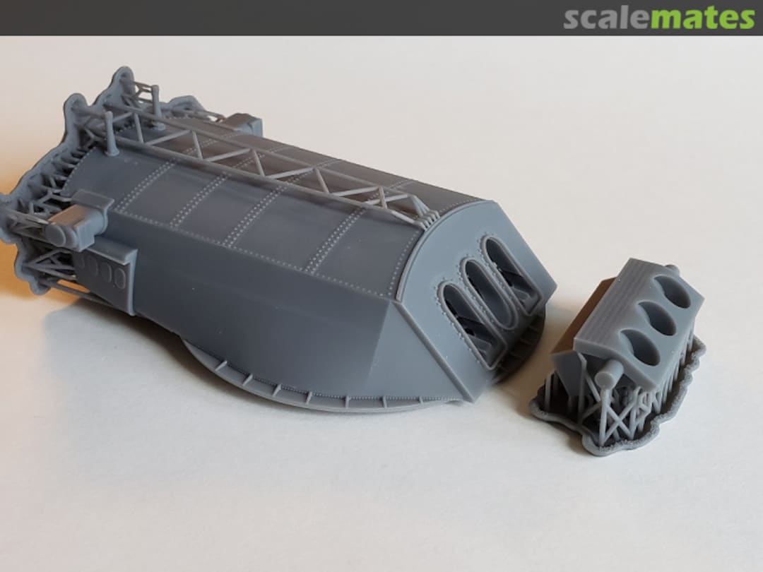 Boxart USS Arizona BB-39 14"/45 cal. Triple-gun Turret with Trunnion 96-BB39-turret-trnn Model Monkey Boxart USS Arizona BB-39 14"/45 cal. Triple-gun Turret with Trunnion 96-BB39-turret-trnn Model Monkey