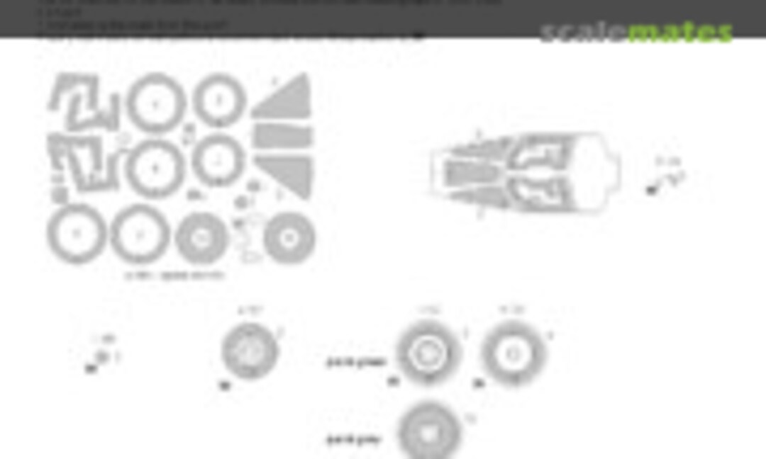 1:48 Sukhoi Su-25 K BASIC kabuki masks (New Ware NWAM0186) NWAM0186