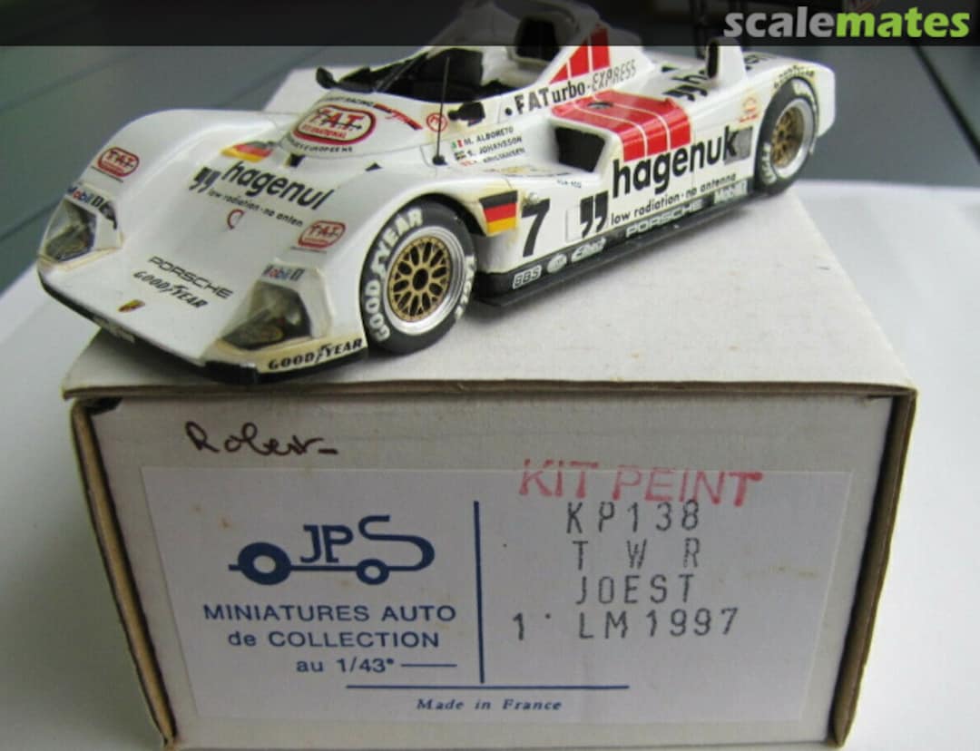 Boxart TWR-Porsche WSC95 "Hagenuk" KP138 JPS Miniatures Auto Boxart TWR-Porsche WSC95 "Hagenuk" KP138 JPS Miniatures Auto