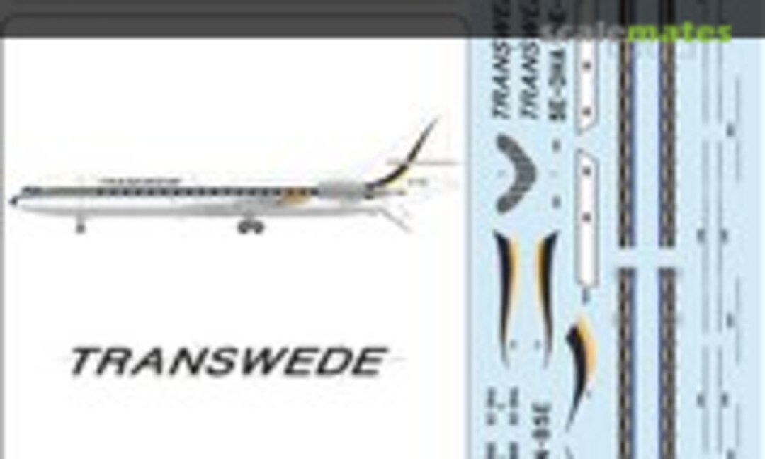 1:144 Transwede old cs Sud-Aviation SE-210 B3 (Lima November Decals LN144-612) LN144-612
