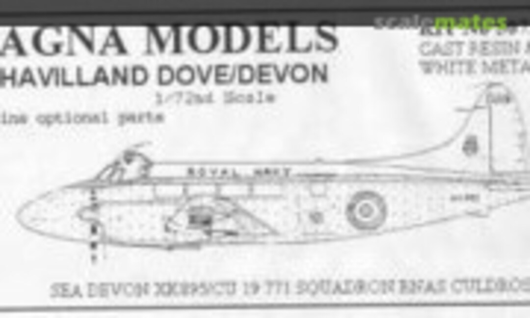 1:72 de Havilland Dove / Devon (Magna Models 5072)