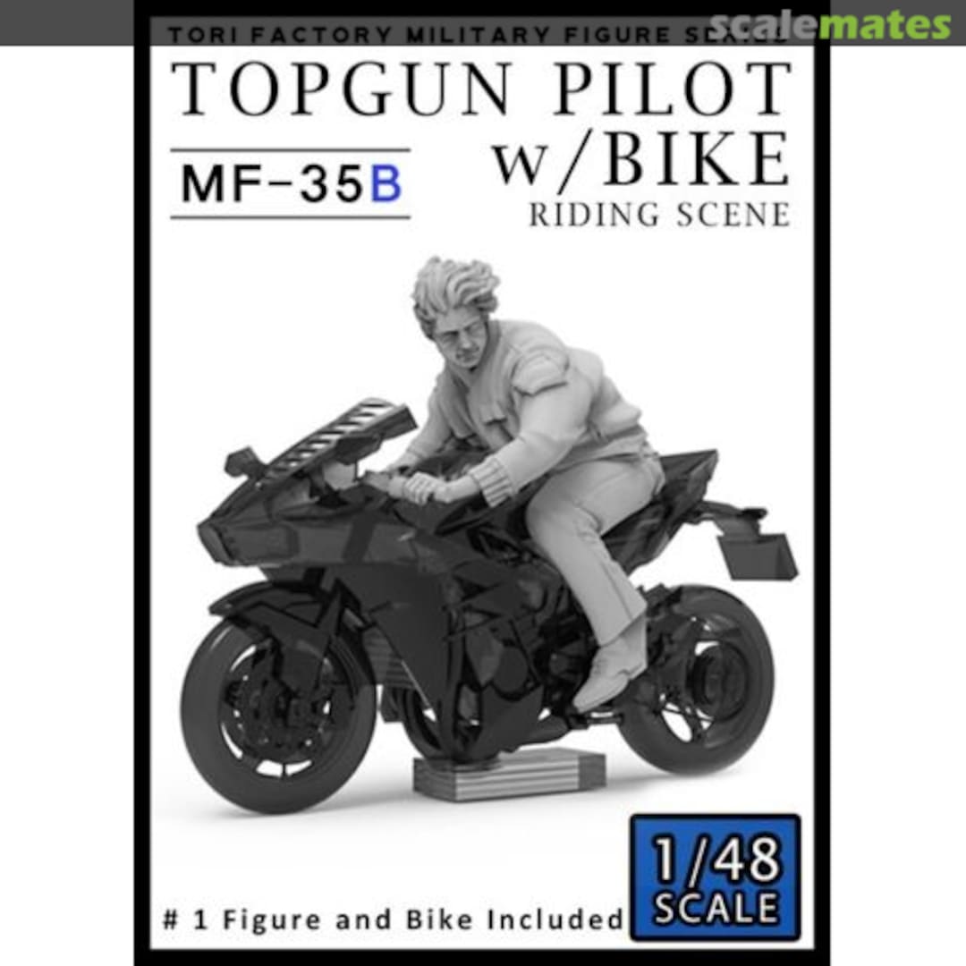 Boxart Top Gun Pilot w/ Speeding Bike MF-35B Tori Factory