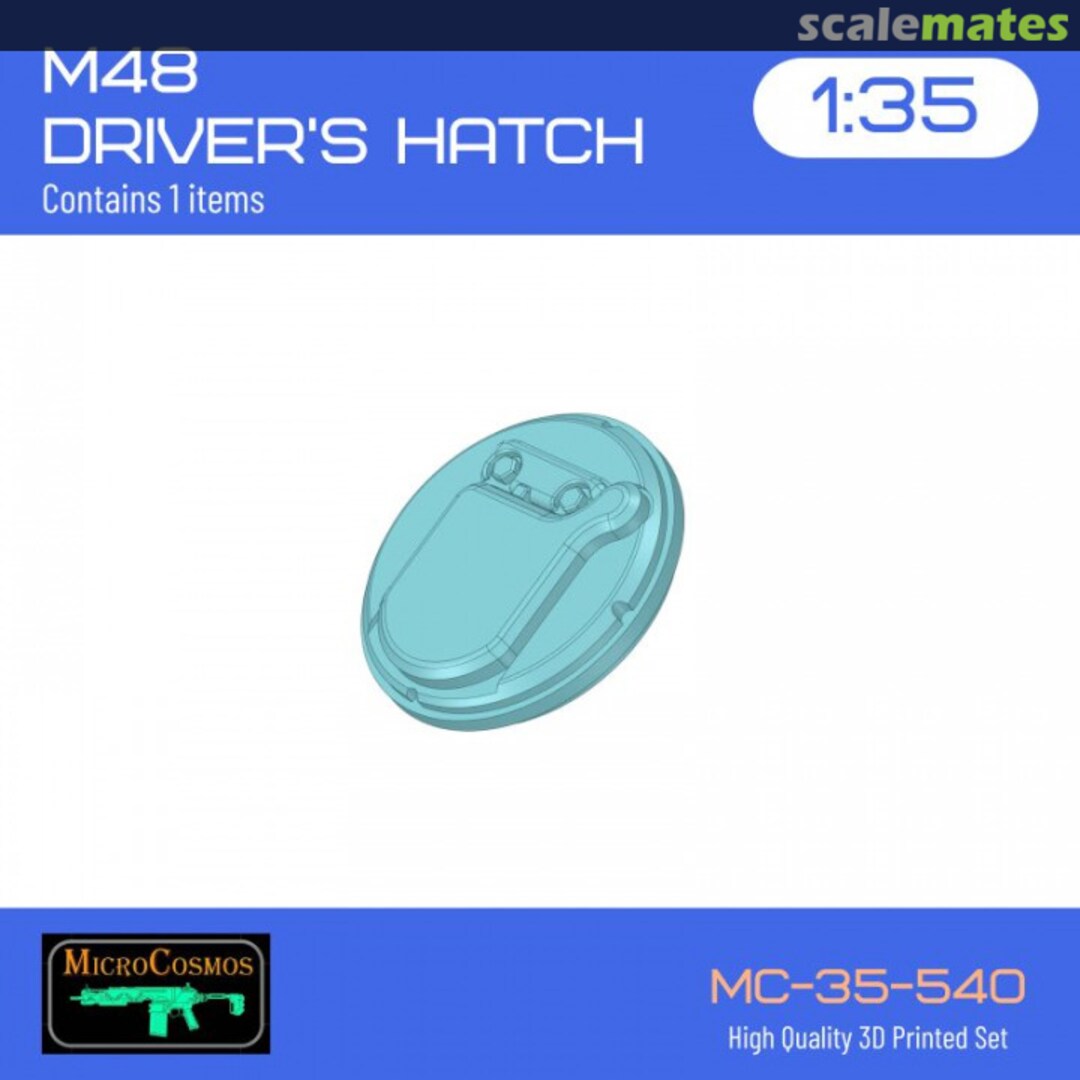 Boxart M48 Driver's Hatch MC-35-540 3D MicroCosmos Boxart M48 Driver's Hatch MC-35-540 3D MicroCosmos