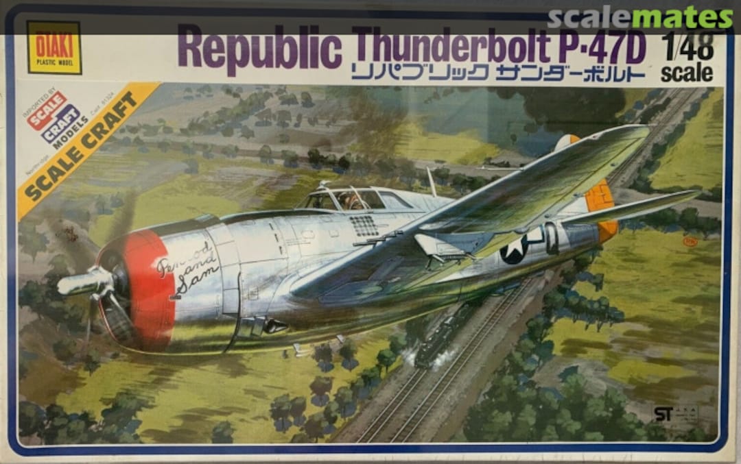 Boxart Republic Thunderbolt P-47D OT2-28-400 Otaki/Scale Craft Boxart Republic Thunderbolt P-47D OT2-28-400 Otaki/Scale Craft