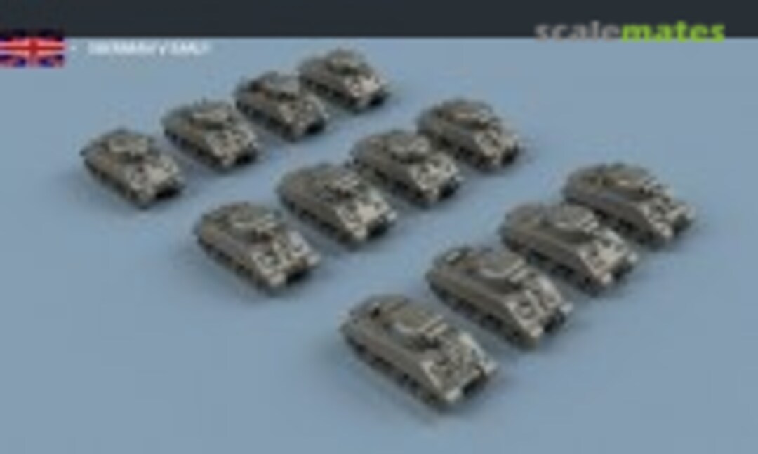 1:100 UK Sherman V Early x6 - 3D Printed (L'Arsenal 3D100391) 3D100391