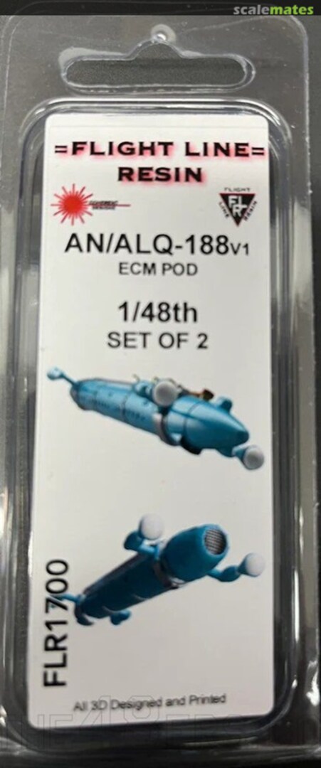 Boxart AN/ALQ-188 v1 ECM Pod (2) FLR1700 Flight Line Resin Boxart AN/ALQ-188 v1 ECM Pod (2) FLR1700 Flight Line Resin