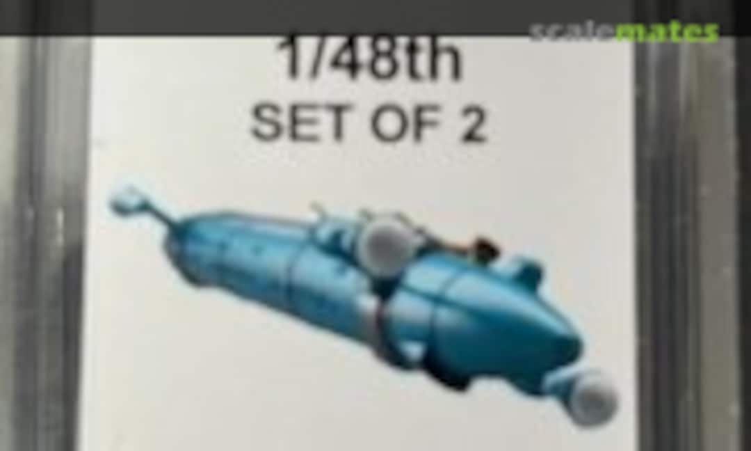 1:48 AN/ALQ-188 v1 ECM Pod (2) (Flight Line Resin FLR1700) FLR1700
