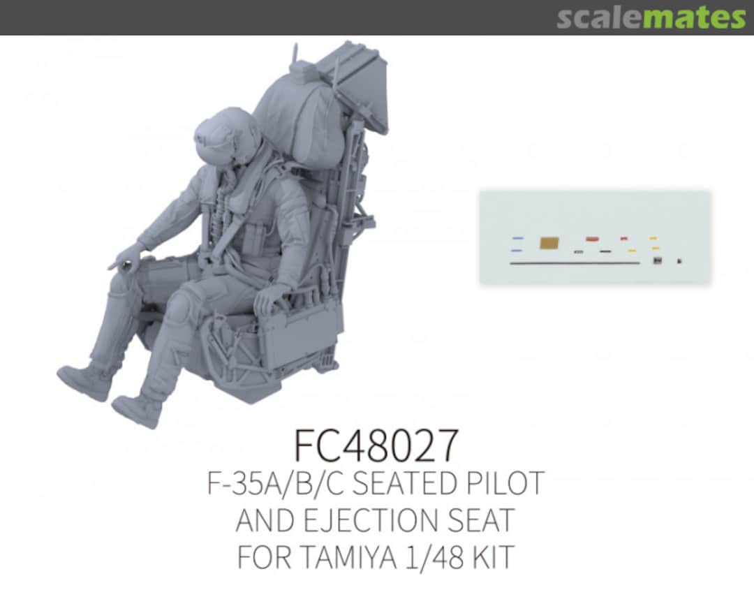 Boxart F-35A/B/C Seated Pilot and Ejection Seat #7 FC48027 Galaxy Model Boxart F-35A/B/C Seated Pilot and Ejection Seat #7 FC48027 Galaxy Model