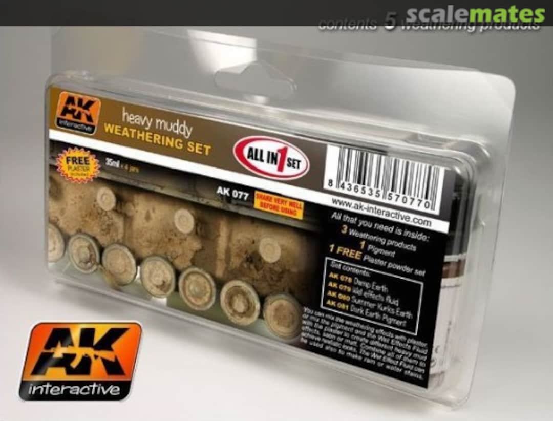 Boxart Heavy Muddy Set AK 077 AK Interactive