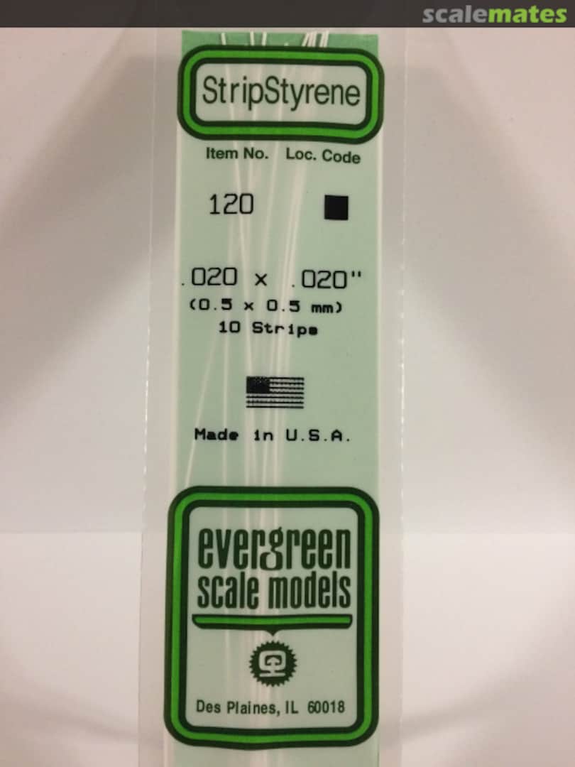Boxart 0.020" x 0.020" Opaque White Polystyrene Strips 120 Evergreen Scale Models Boxart 0.020" x 0.020" Opaque White Polystyrene Strips 120 Evergreen Scale Models