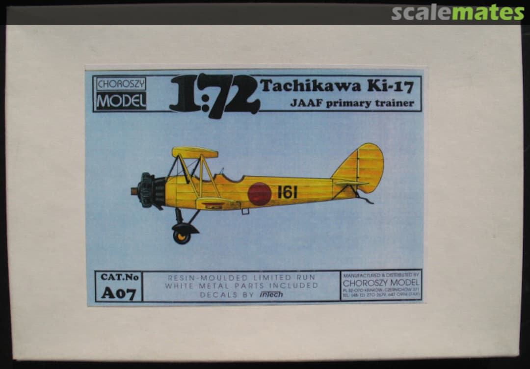 Boxart Tachikawa Ki-17 "Cedar" A07 Choroszy Modelbud Boxart Tachikawa Ki-17 "Cedar" A07 Choroszy Modelbud