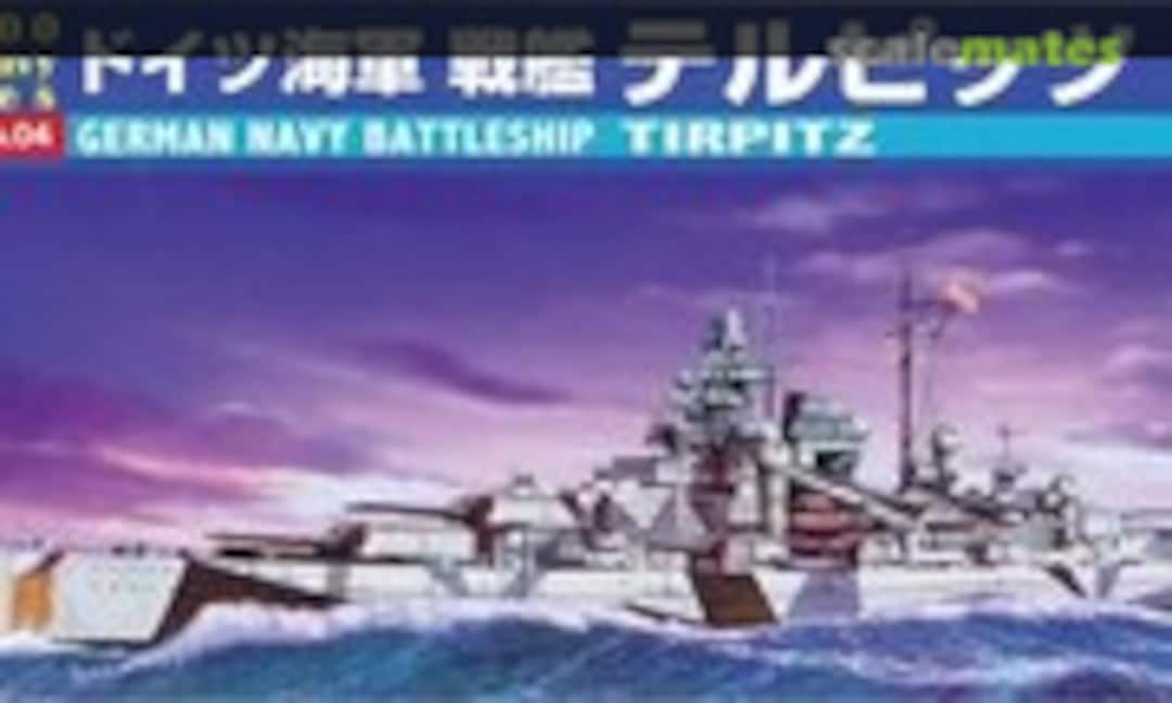 1:2000 German Navy Battleship Tirpitz (Aoshima 009352)