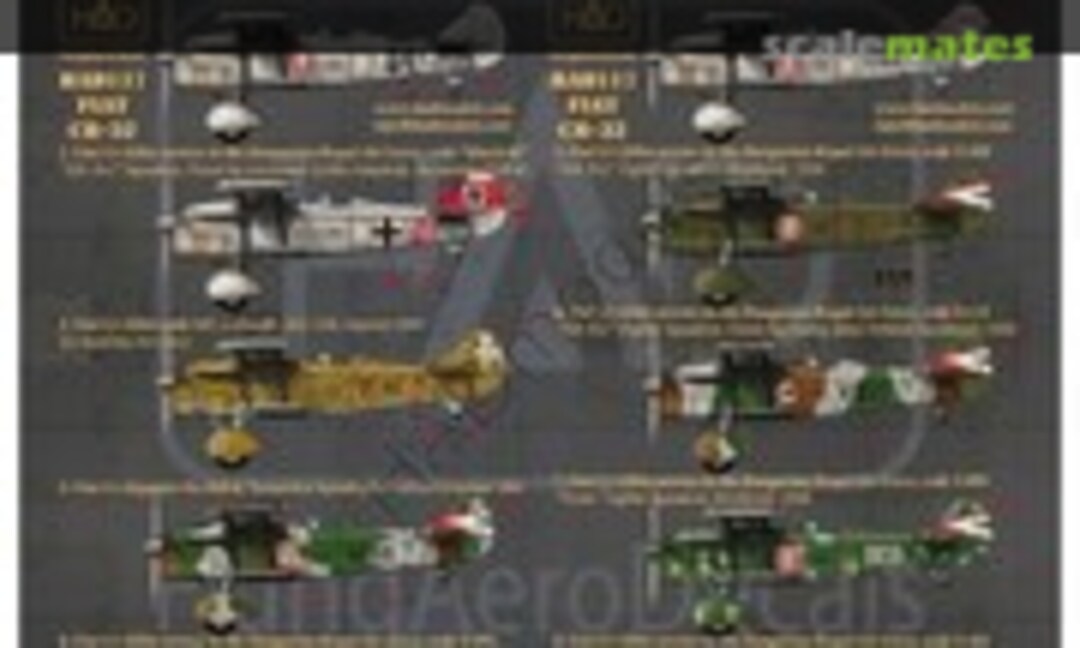 1:48 Fiat Cr-32 (HungAeroDecals 48117) 48117