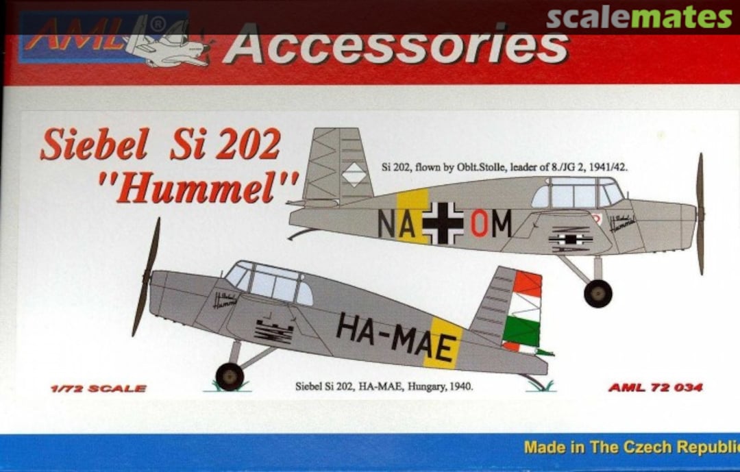 Boxart Siebel Si 202 "Hummel" AML 72 034 AML
