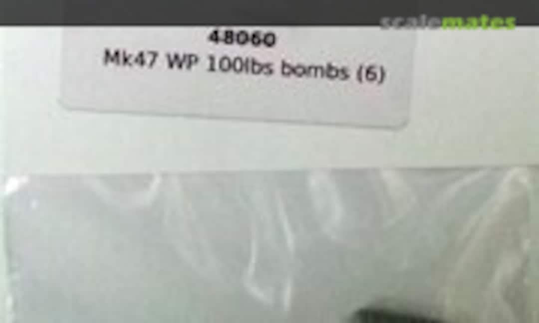 1:48 Mk47 WP 100lbs bombs (6) (AMS Resin 48060) 48060