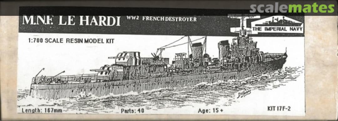 Boxart MNF Le Hardi 17F-2 The Imperial Navy Boxart MNF Le Hardi 17F-2 The Imperial Navy