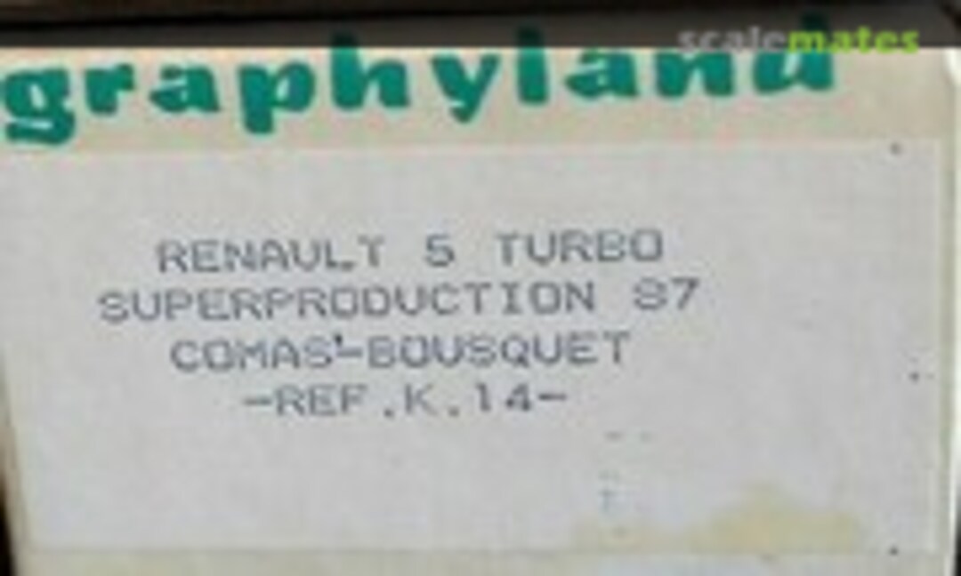 Renault R5 Turbo &quot;33 Philips&quot; (Graphyland K14)