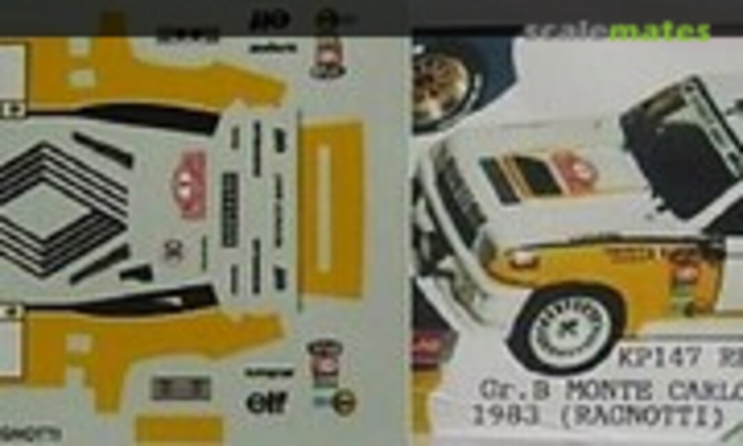 Renault 5 Turbo (6005 XA 91) &quot;elf&quot; (JPS Miniatures Auto KP147)