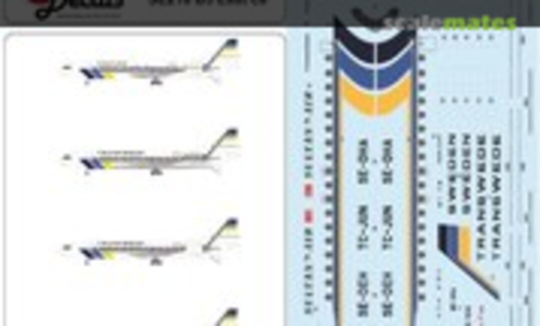 1:144 Transwede + Sultan Air, SE-210 B3 Last cs (Lima November Decals LN144-613) LN144-613