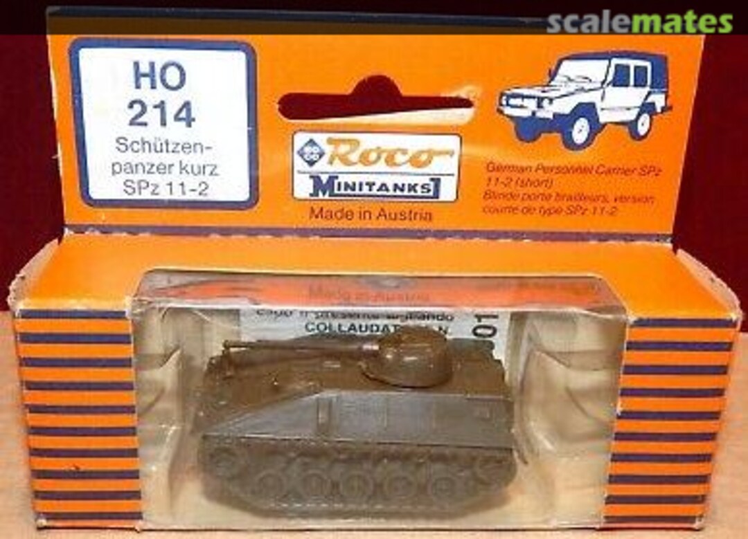 Boxart Schützenpanzer Kurz SPz 11-2 214 Roco Minitanks