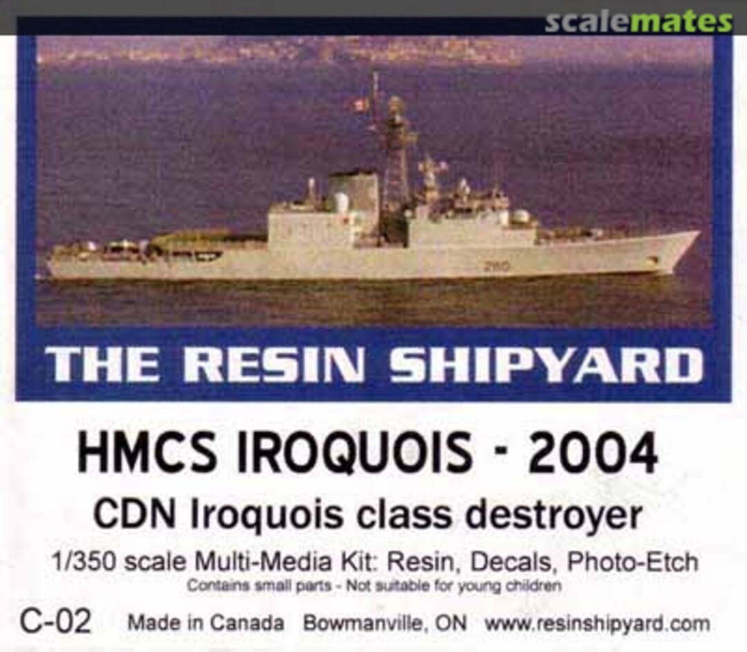 Boxart HMCS Iroqouis C-02 The Resin Shipyard Boxart HMCS Iroqouis C-02 The Resin Shipyard