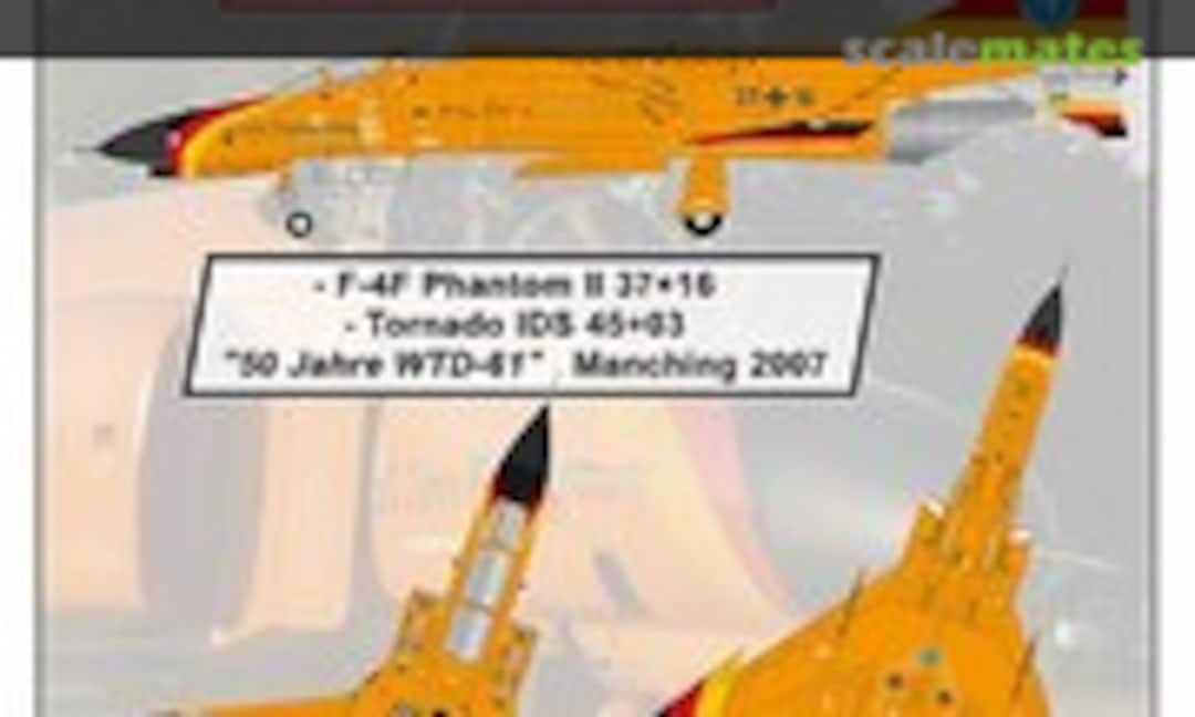 1:48 F-4F Phantom II 37+16 & Tornado IDS 45+03 "50 Jahre WTD-61" 2007 (Syhart 48-135) 48-135
