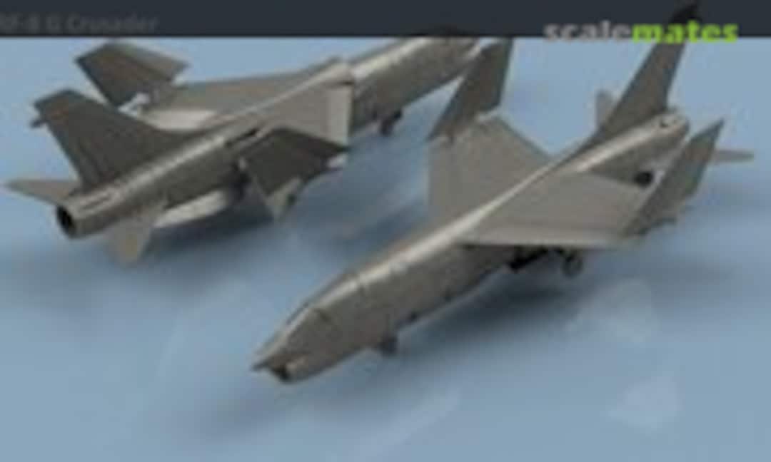 1:700 Vought RF-8 G Crusader folded wings (5 planes) (L'Arsenal 3D700137)