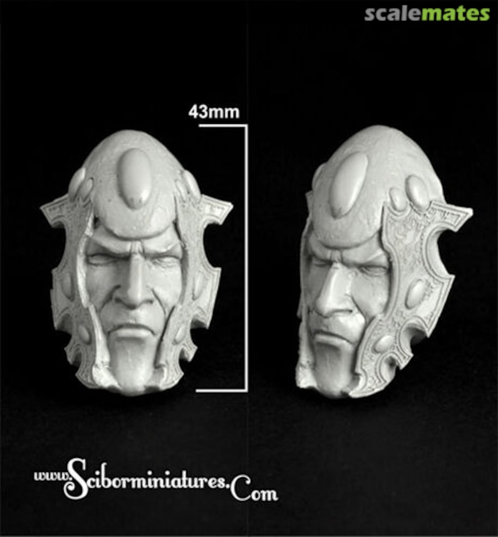 Boxart SF Elven Decorated Masks (2 pcs) CPEL0204 Scibor Monsterous Miniatures Boxart SF Elven Decorated Masks (2 pcs) CPEL0204 Scibor Monsterous Miniatures