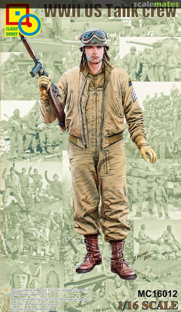 Boxart WWII US Tank Crew MC16012 Classy Hobby