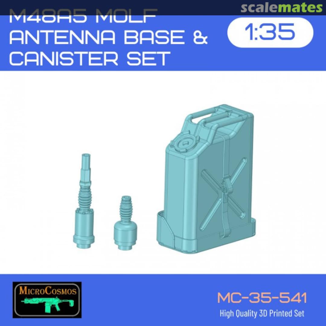 Boxart M48A5 MOLF Antenna Base And Canister Set MC-35-541 3D MicroCosmos Boxart M48A5 MOLF Antenna Base And Canister Set MC-35-541 3D MicroCosmos