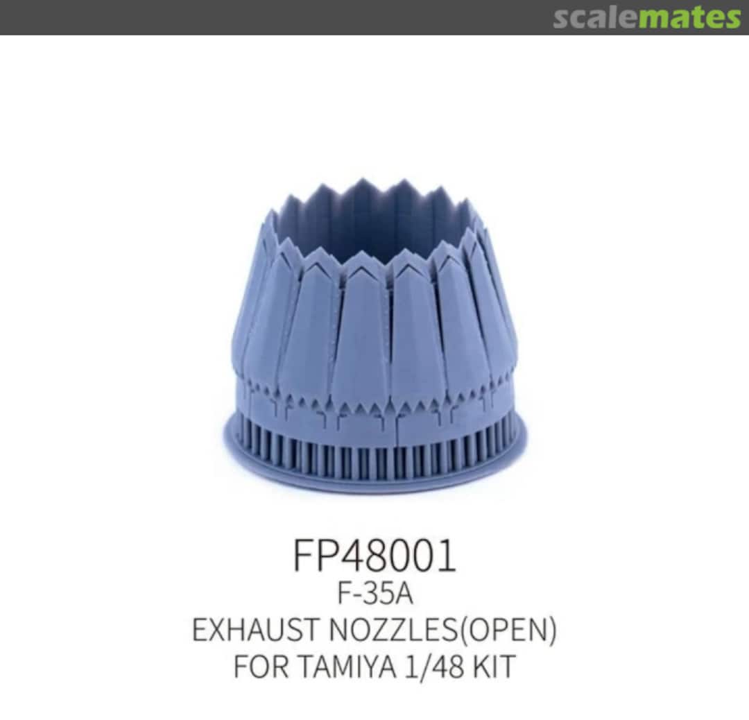 Boxart F-35A Exhaust nozzle open FP48001 Galaxy Model Boxart F-35A Exhaust nozzle open FP48001 Galaxy Model