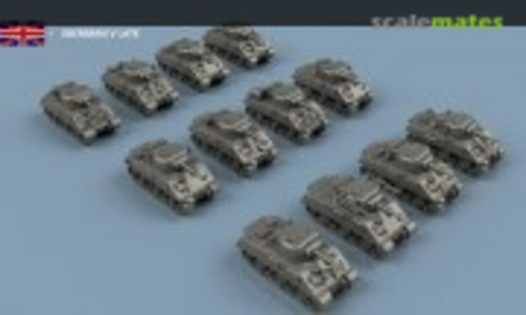 1:100 UK Sherman V Late x6 - 3D Printed (L'Arsenal 3D100392) 3D100392