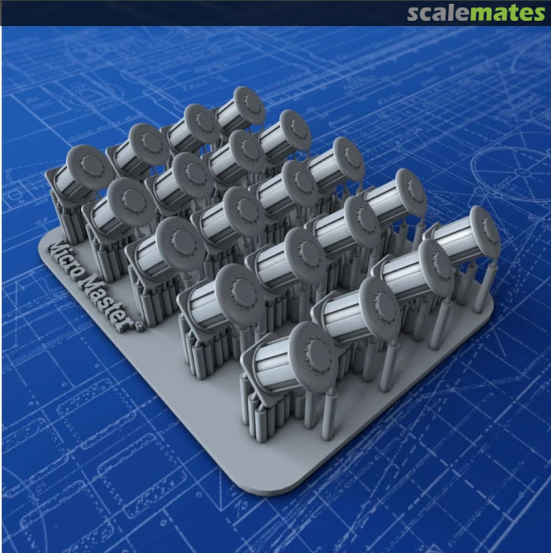 Boxart Leander Class Bollard Set MM0483P Micro Master Boxart Leander Class Bollard Set MM0483P Micro Master