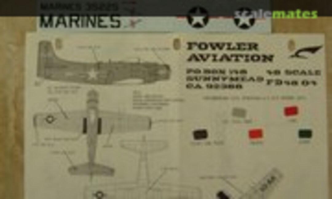 1:48 USN Skyraiders (Fowler Aviation Decals FD48-04) FD48-04