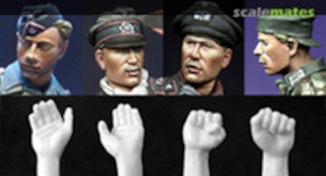 Boxart Panzer Crew Heads & Hands H001 Alpine Miniatures Boxart Panzer Crew Heads & Hands H001 Alpine Miniatures