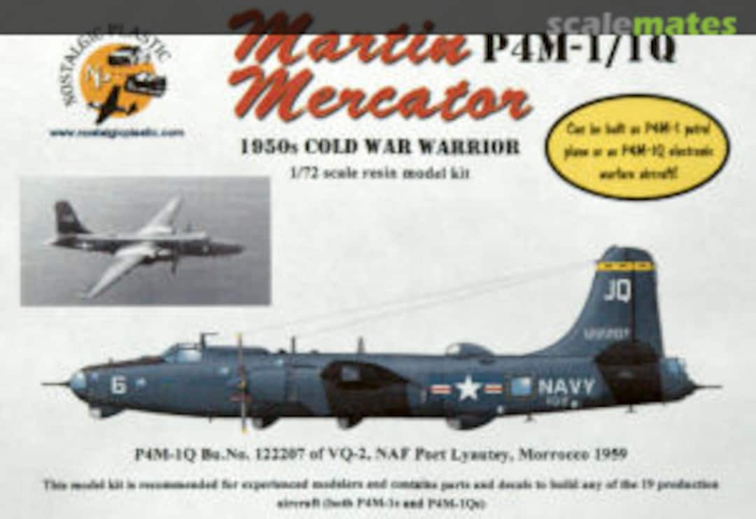 Boxart Martin P4M-1/-1Q Mercator 72002 Nostalgic Plastic Boxart Martin P4M-1/-1Q Mercator 72002 Nostalgic Plastic