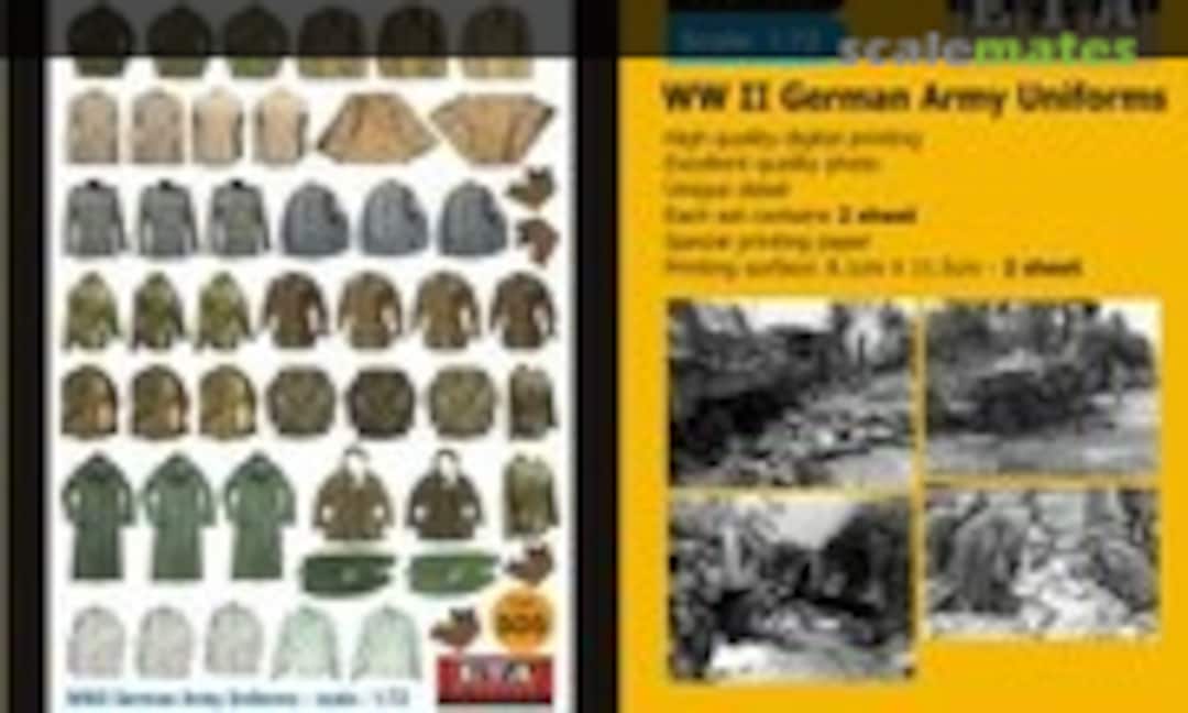 1:72 WW II German Army Uniforms (ETA Diorama Accessories 505) 505