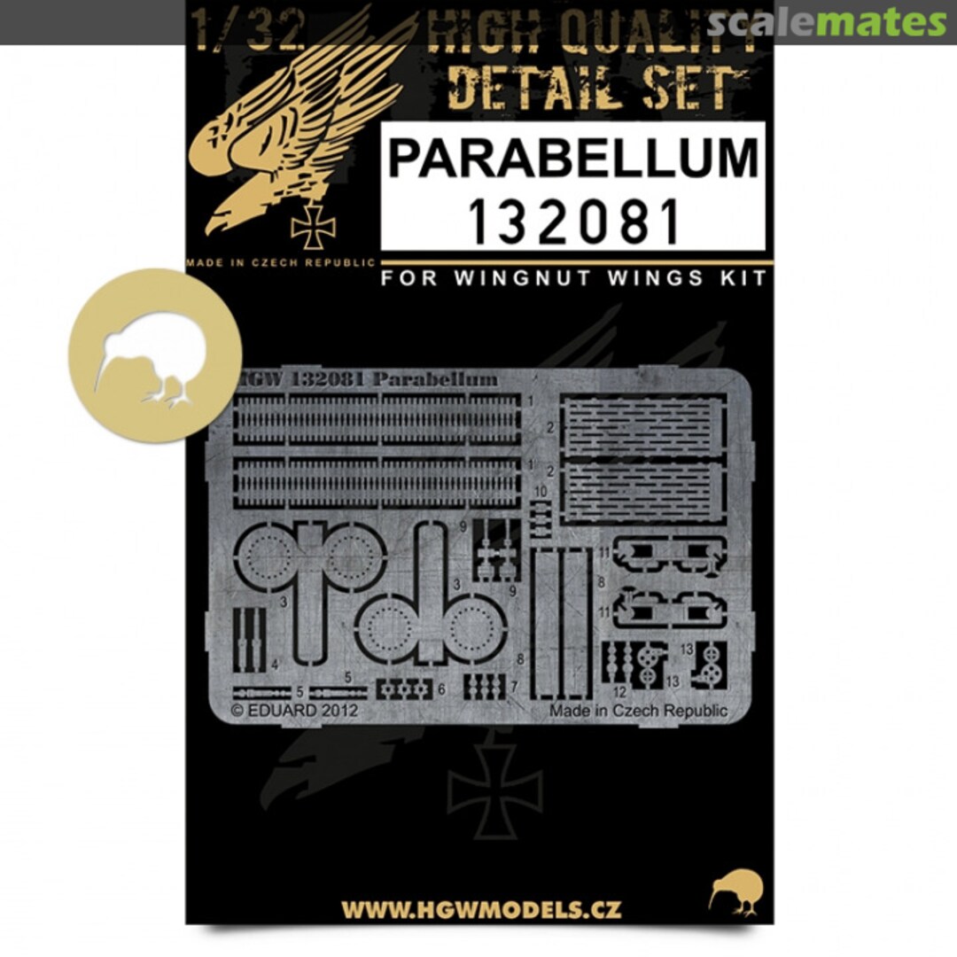 Boxart Parabellum - PE Detail Set 132081 HGW Models