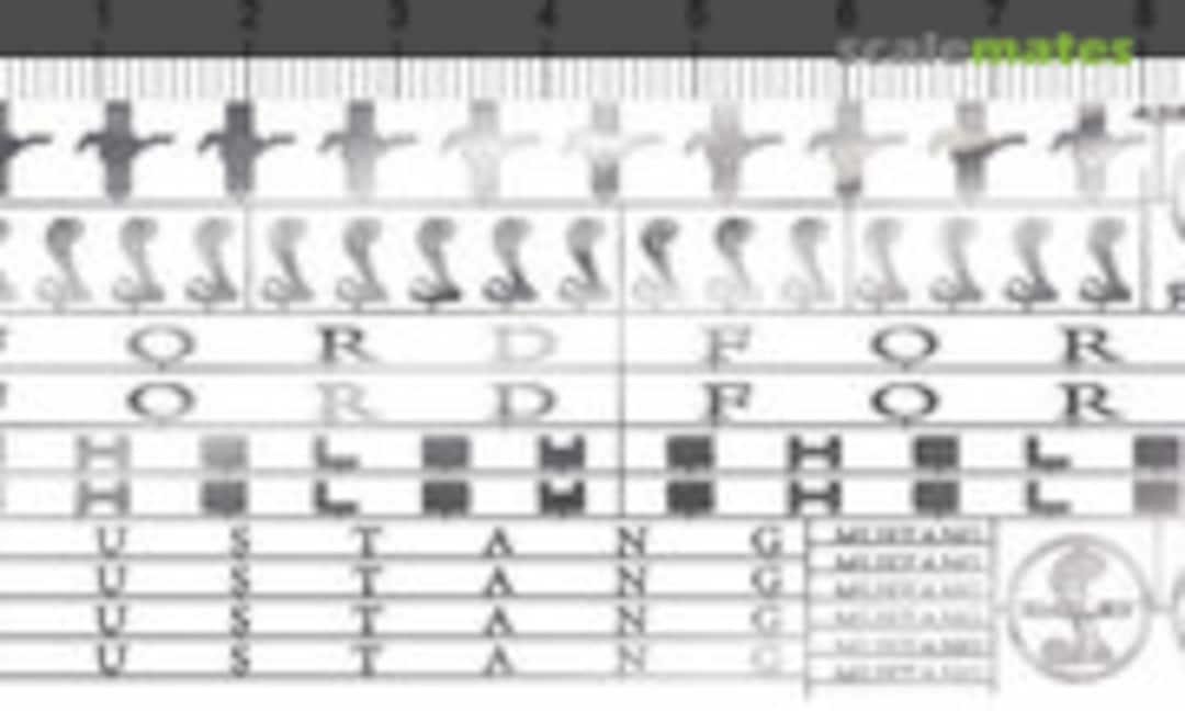 No Metal Decal for Ford Shelby Mustang (Easy Decal 4262)