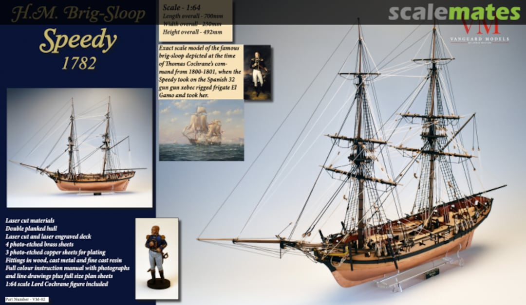 Boxart HMS Speedy VM-02 Vanguard Models Boxart HMS Speedy VM-02 Vanguard Models