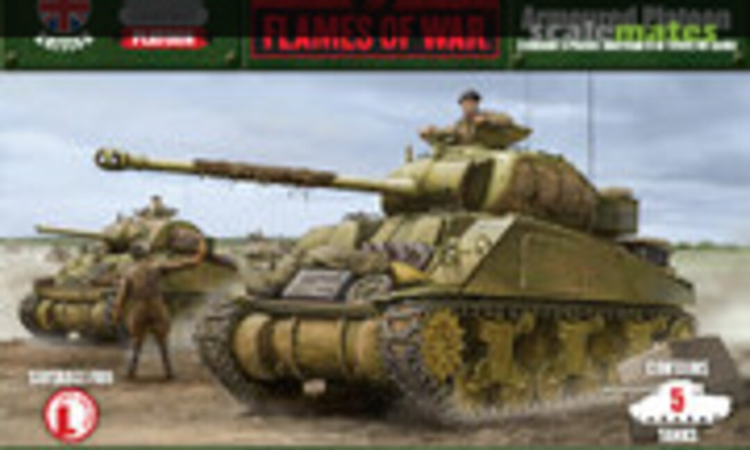 Flames Of War: Sherman V Armoured Platoon (Flames of War BBX27)